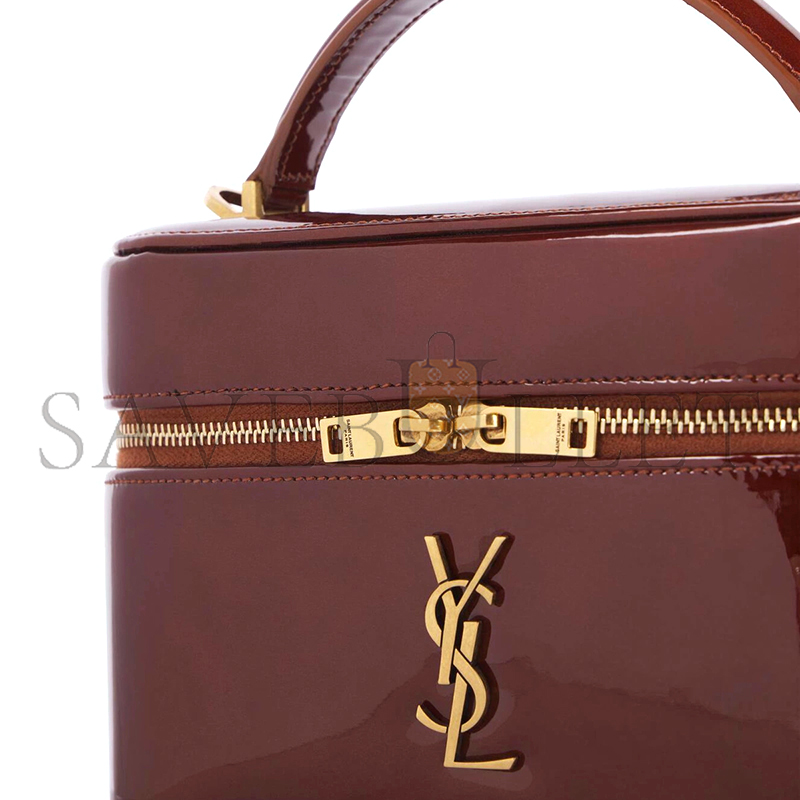 YSL GABY VANITY BAG IN PATENT LEATHER P00979447 (18*11*6.5cm)